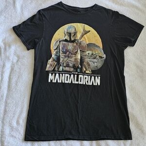 Star Wars The Mandalorian Black Tee
